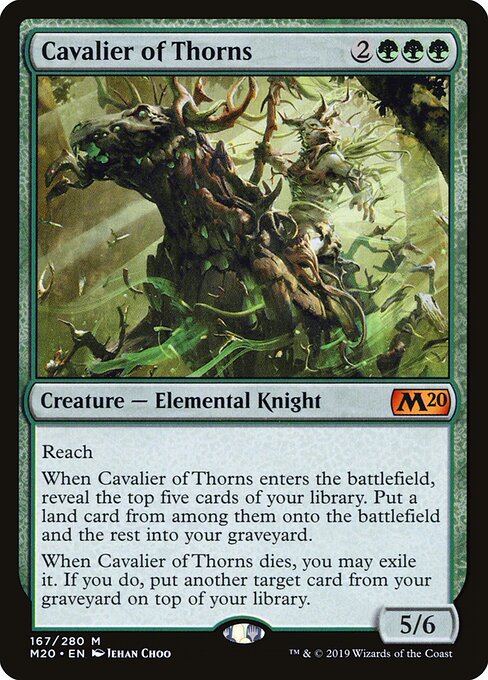 Cavalier of Thorns — Core Set 2020