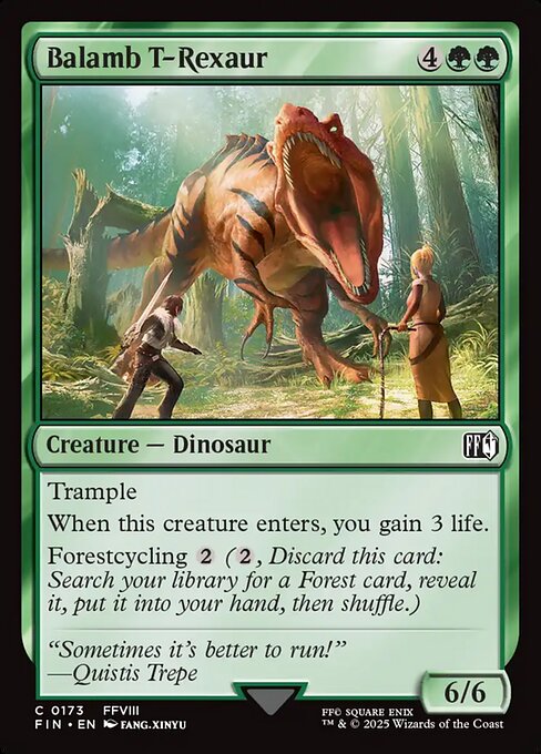 Balamb T-Rexaur — Final Fantasy (Foil)