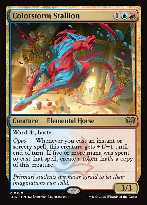 Colorstorm Stallion — Secrets of Strixhaven