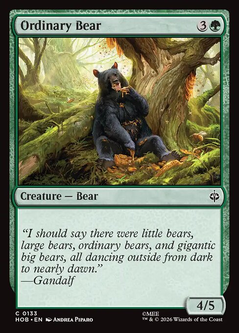 Ordinary Bear — The Hobbit (Foil)