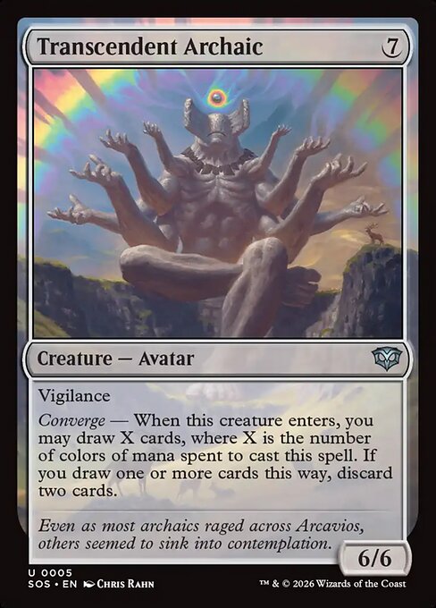 Transcendent Archaic — Secrets of Strixhaven (Foil)