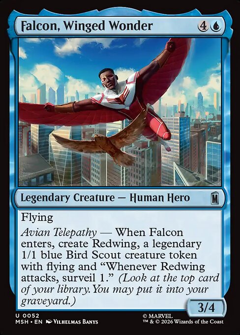 Falcon, Winged Wonder — Marvel Super Heroes