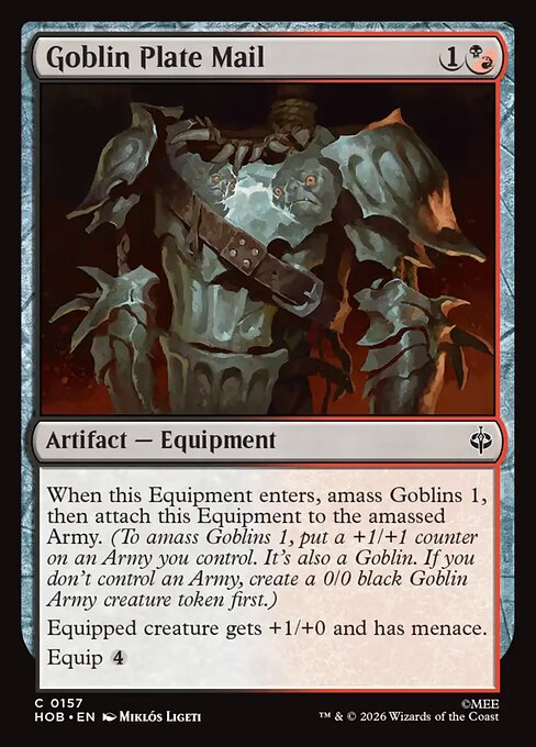 Goblin Plate Mail — The Hobbit