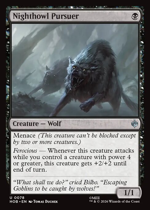 Nighthowl Pursuer — The Hobbit