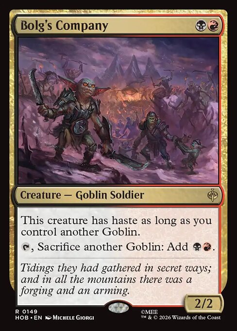 Bolg's Company — The Hobbit