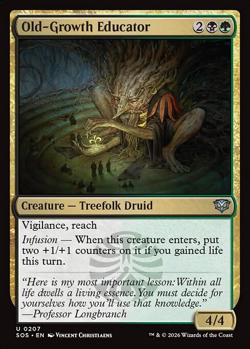 Old-Growth Educator — Secrets of Strixhaven